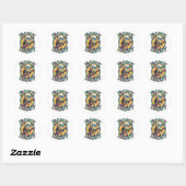 beenpapa ronde sticker (Vel)