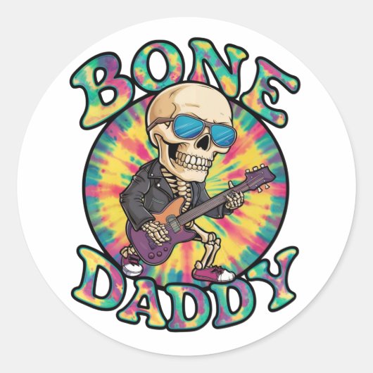 beenpapa ronde sticker (Voorkant)