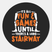 Beenprothetisch Ronde Sticker (Voorkant)