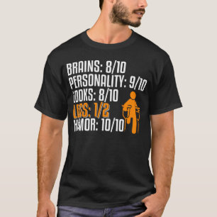 Beenprothetische amputatie hersenen 810 Perso T-shirt