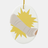 Beenuitgisting Keramisch Ornament (Voorkant)