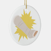 Beenuitgisting Keramisch Ornament (Rechts)