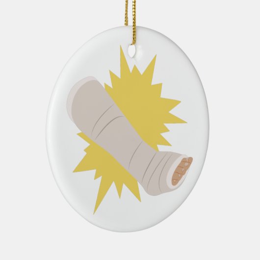 Beenuitgisting Keramisch Ornament (Rechts)