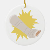 Beenuitgisting Keramisch Ornament (Voorkant)