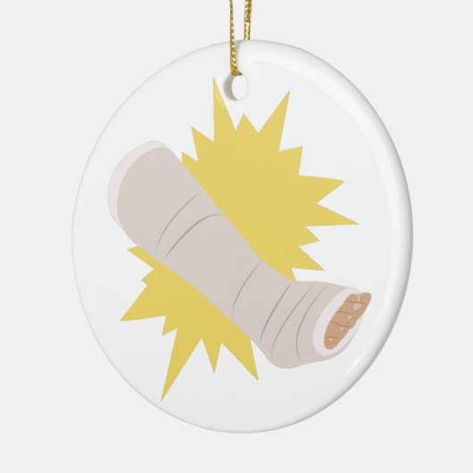 Beenuitgisting Keramisch Ornament (Links)