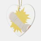 Beenuitgisting Keramisch Ornament (Links)