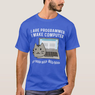 Beep Beep Boop Computerwetenschappen Professor Cad T-shirt