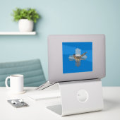 Beep Beep  Sticker (Laptop op bureau)