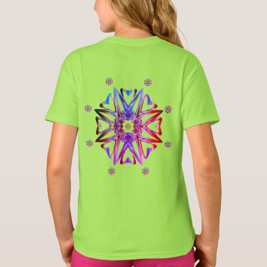 Beep Boop Schattigee Robot Giggle Leuk T-shirt (Achterkant)