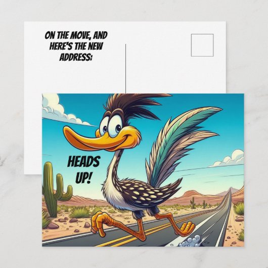 BEEP - BRIEFKAART VOOR ADRESWIJZIGING (Voorkant / Achterkant)