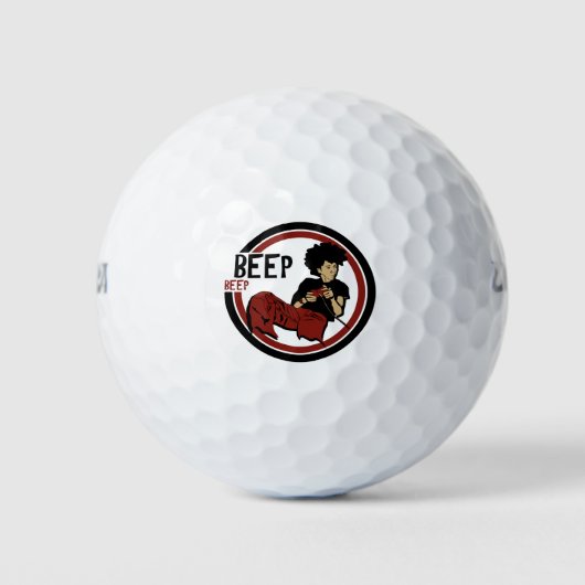 Beep Gamer Golfballen (Voorkant)