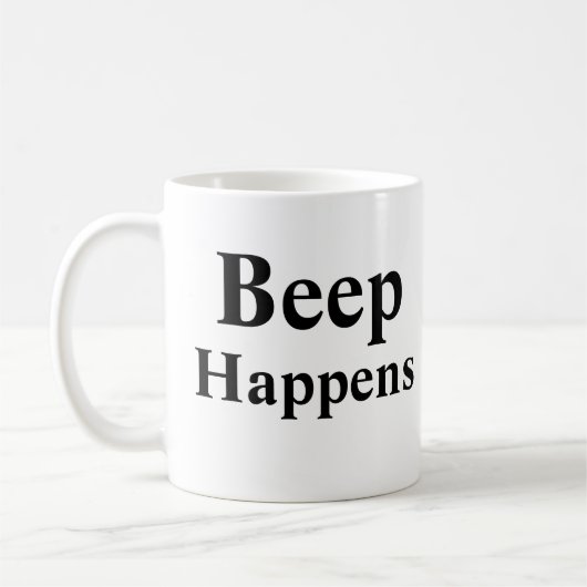 Beep Gebeurt Koffiemok (Links)
