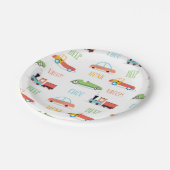 Beep Honk Choo Paper-Borden Papieren Bordje (Gekanteld)