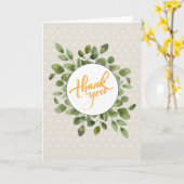 Beeple Thank You Floral card Kaart (Gele Bloem)