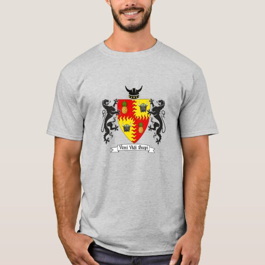 Beep's wapen "Ik kwam, ik zag, ik piepte" T-shirt (Voorkant)