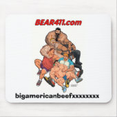 BEER411 Gepersonaliseerd Mousepad Muismat (Voorkant)