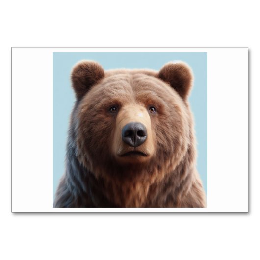 Beer (熊 / くま) - Japanse Flash-Kaarten Kaart (Voorkant)