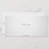  Beer 1878 Kerstmis Kaart (Achterkant)