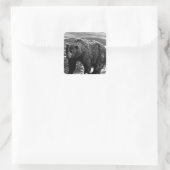 beer 1970, VS Alaska brown Vierkante Sticker (Tas)