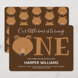 Beer 1e verjaardag kaart