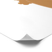 Beer 1e verjaardag T-shirts en cadeautjes Poster (Hoek)