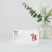 Beer 1e verjaardag T-shirts en cadeautjes Visitekaartje (Staand voorkant)