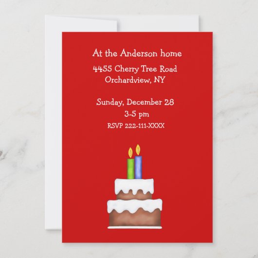 Beer 2 jaar Cute Birthday Kaart (Achterkant)