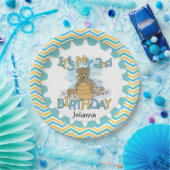 Beer 2e Happy Birthday Paper Borden Papieren Bordje (Feest)