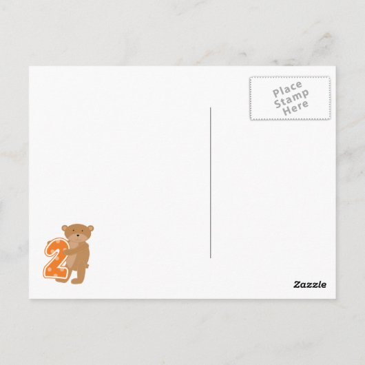 Beer 2e verjaardag T shirten en geschenken Briefkaart (Achterkant)