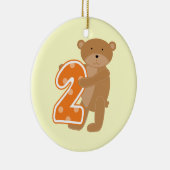 Beer 2e verjaardag T shirten en geschenken Keramisch Ornament (Rechts)