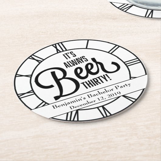 Beer 30 Onderzetter (Gebogen)