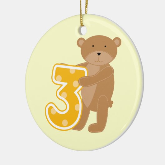 Beer 3e Verjaardag T-shirts en geschenken Keramisch Ornament (Links)