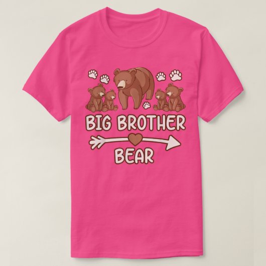 beer 4 - cd - shirt met grote broer , beer met gro (Design voorkant)