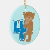 Beer 4e Verjaardag Tshirts en geschenken Keramisch Ornament (Rechts)