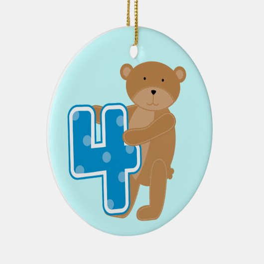 Beer 4e Verjaardag Tshirts en geschenken Keramisch Ornament (Rechts)