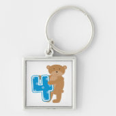 Beer 4e Verjaardag Tshirts en geschenken Sleutelhanger (Voorkant)