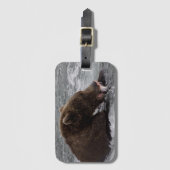 Beer 503 Cubvolwassen visserijbeer Bagagelabel 2 (Voorkant (verticaal))