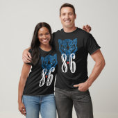 Beer 8.6 beperkte uitgave met blauwe wolf&x27;s ho t-shirt (Unisex)
