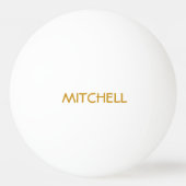 BEER aangepaste naam pingelt pongballen Pingpongbal (Achterkant)