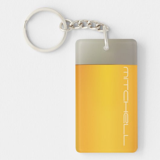 BEER aangepaste naamsleutelketen Sleutelhanger (Voorkant)