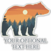 Beer aangepaste tekst sticker (Voorkant)