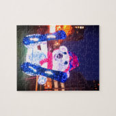Beer aansteken legpuzzel (Horizontaal)