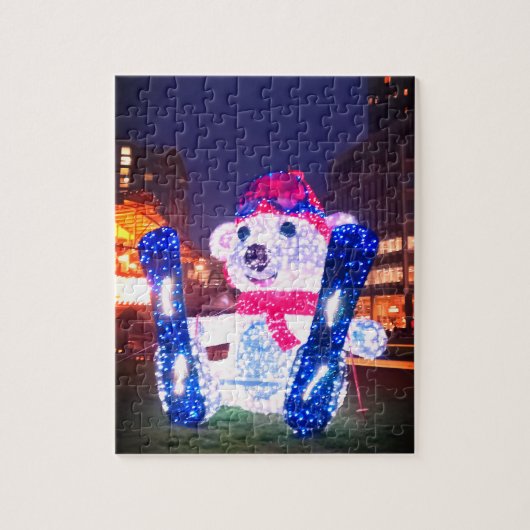 Beer aansteken legpuzzel (Verticaal)