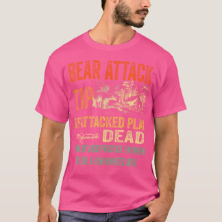 Beer Aanval Tip Funny Camping Sarcastisch Wandelen T-shirt