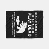 Beer Aanval Tip Play Overheidsinstantie Fleece Deken (Voorkant (Horizontaal))