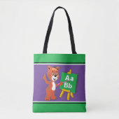 Beer ABC's School Student Teacher Canvas tas (Voorkant)