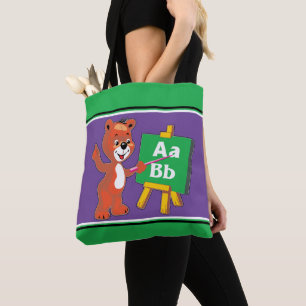 Beer ABC's School Student Teacher Canvas tas
