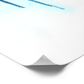 Beer Abstracte Waterverf art. Poster (Hoek)