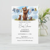 Beer-achtige speciale momenten: een moeders liefde kaart (Staand voorkant)