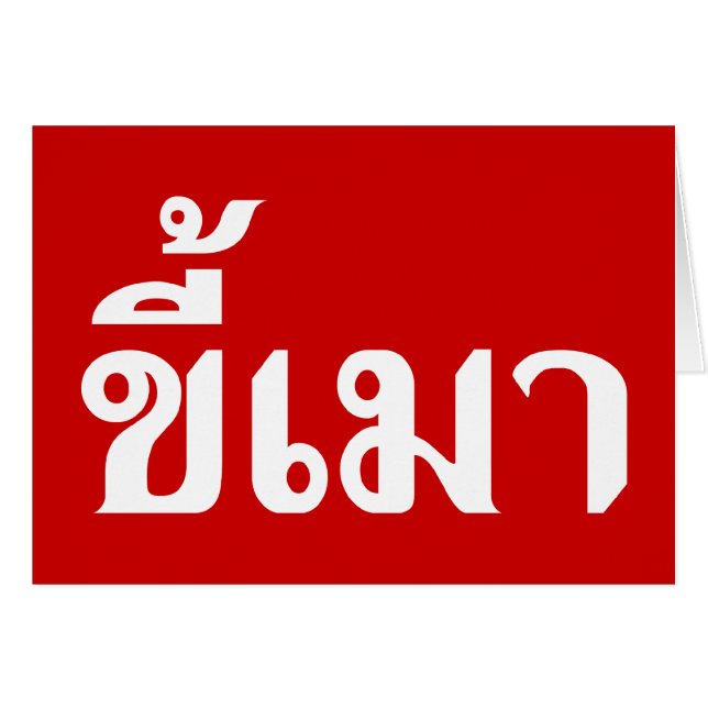 Beer Addict Kee Mao in Thai Language (Voorkant Horizontaal)